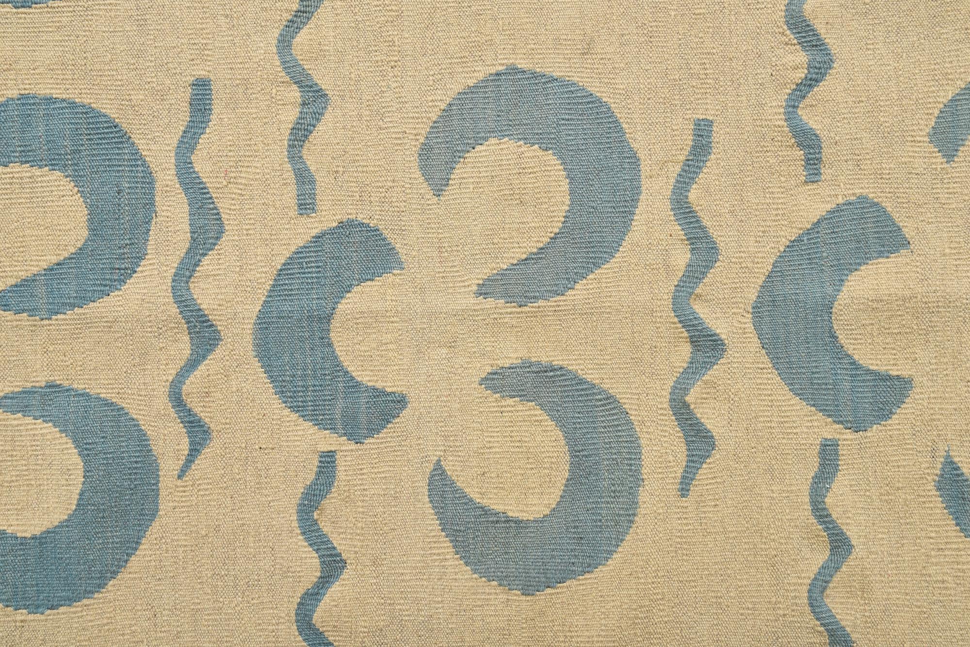 5' x 6' 7 Hand Woven Kilim Modern Wool Rug