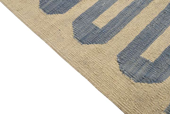 5' 4 x 6' 5 Hand Woven Kilim Modern Wool Rug