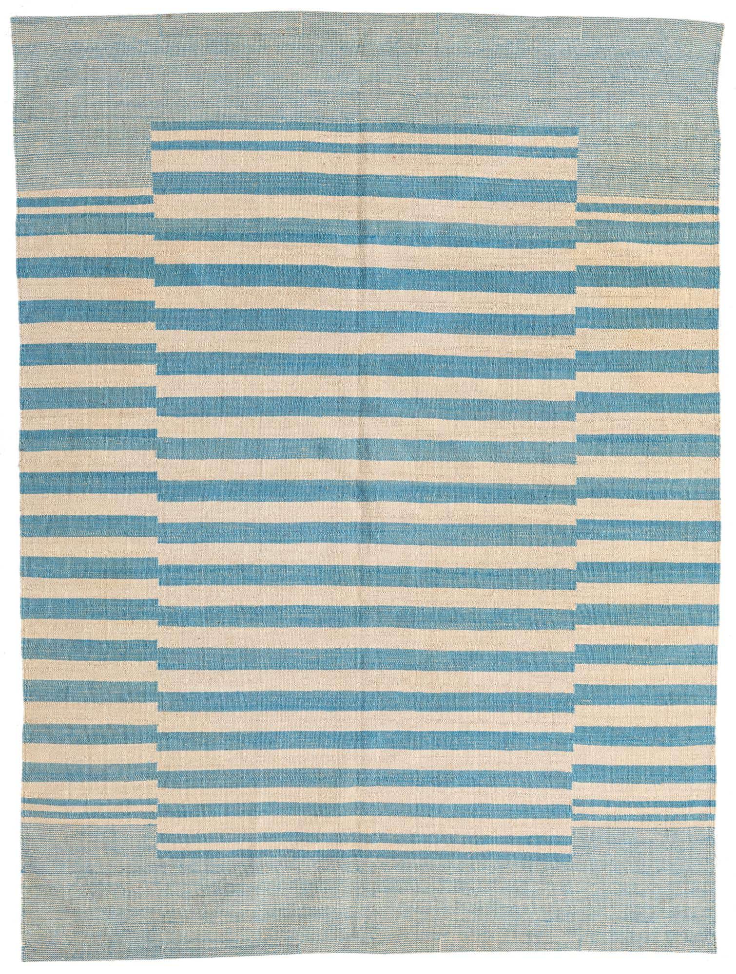 5' 8 x 7' 8 Hand Woven Kilim Modern Wool Rug