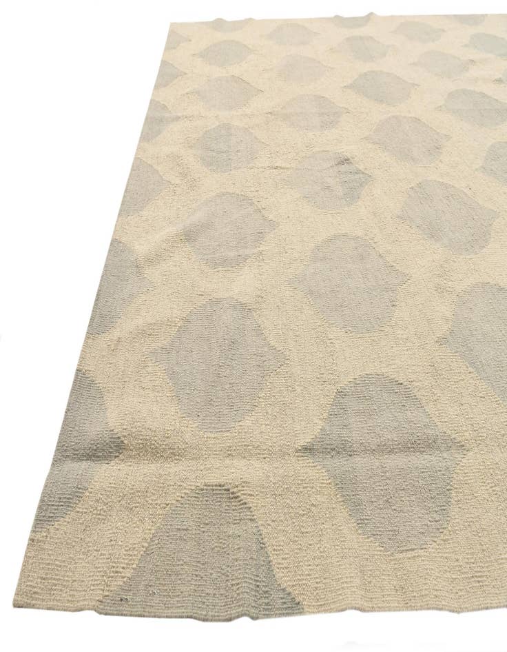 Detail image of 6' 3 x 8' 3  Hand Woven Kilim Modern Wool Rug