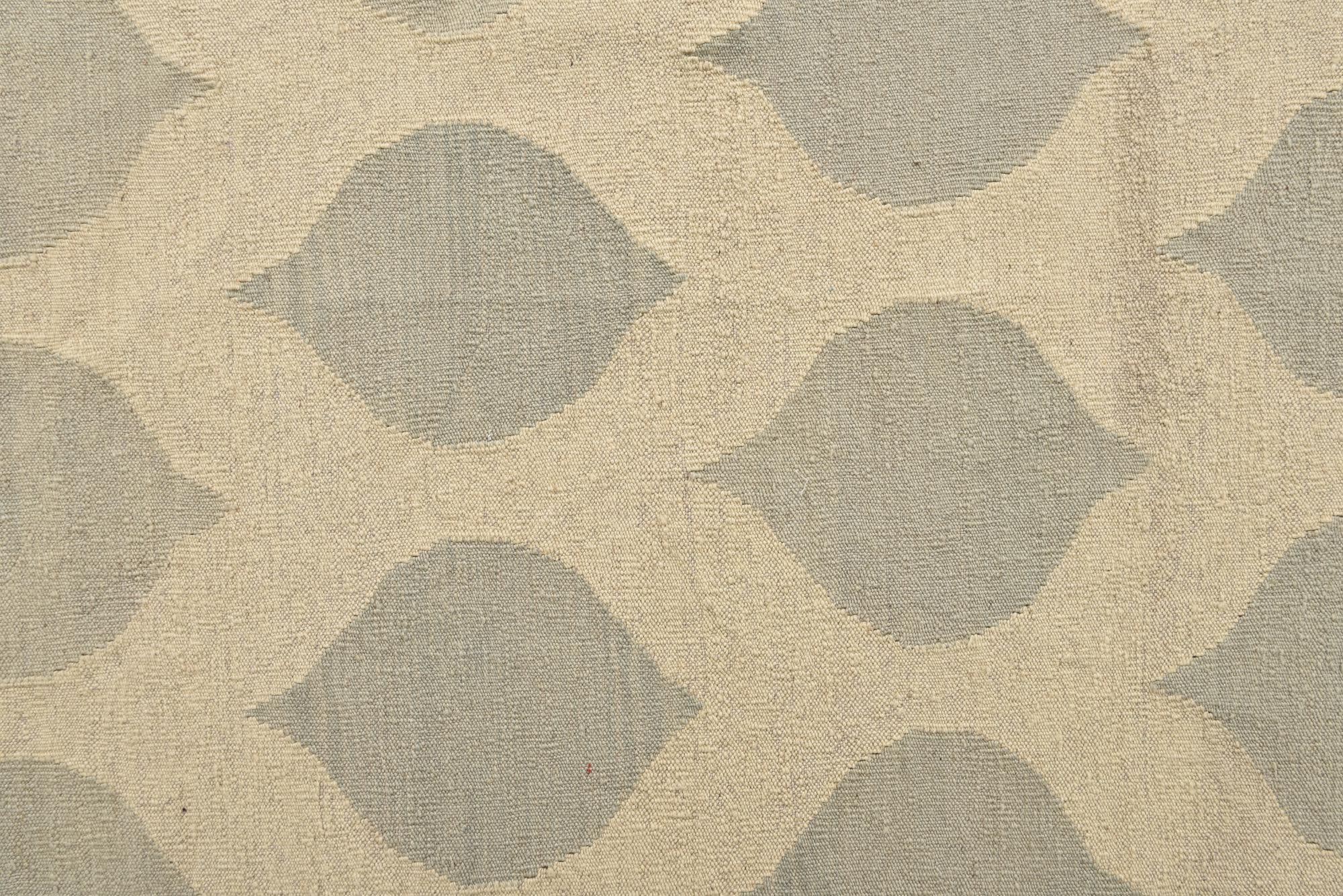 6' 3 x 8' 3 Hand Woven Kilim Modern Wool Rug