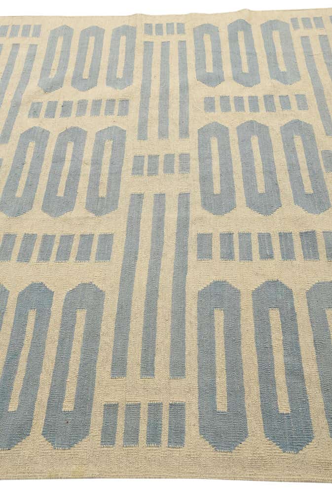 6' x 7' 7 Hand Woven Kilim Modern Wool Rug
