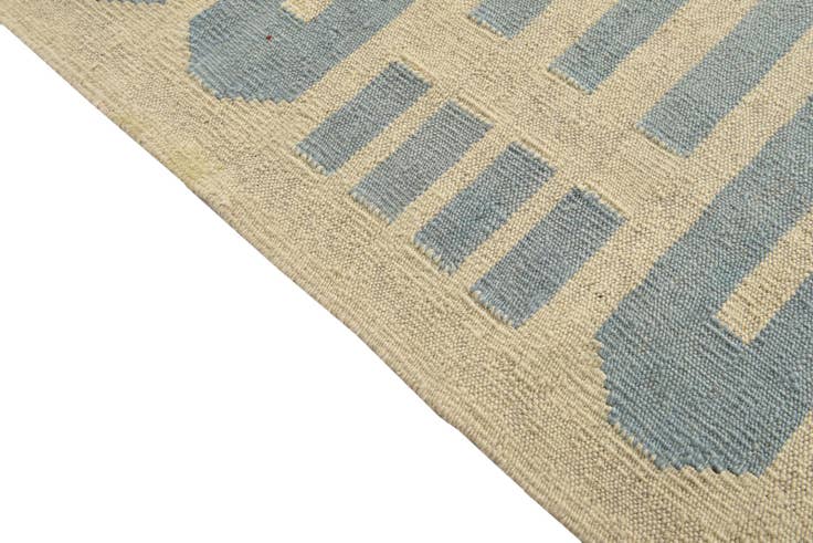 Detail image of 6' x 7' 7 Hand Woven Kilim Modern Wool Rug