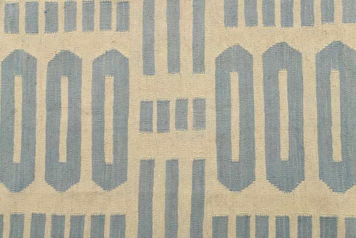6' x 7' 7 Hand Woven Kilim Modern Wool Rug