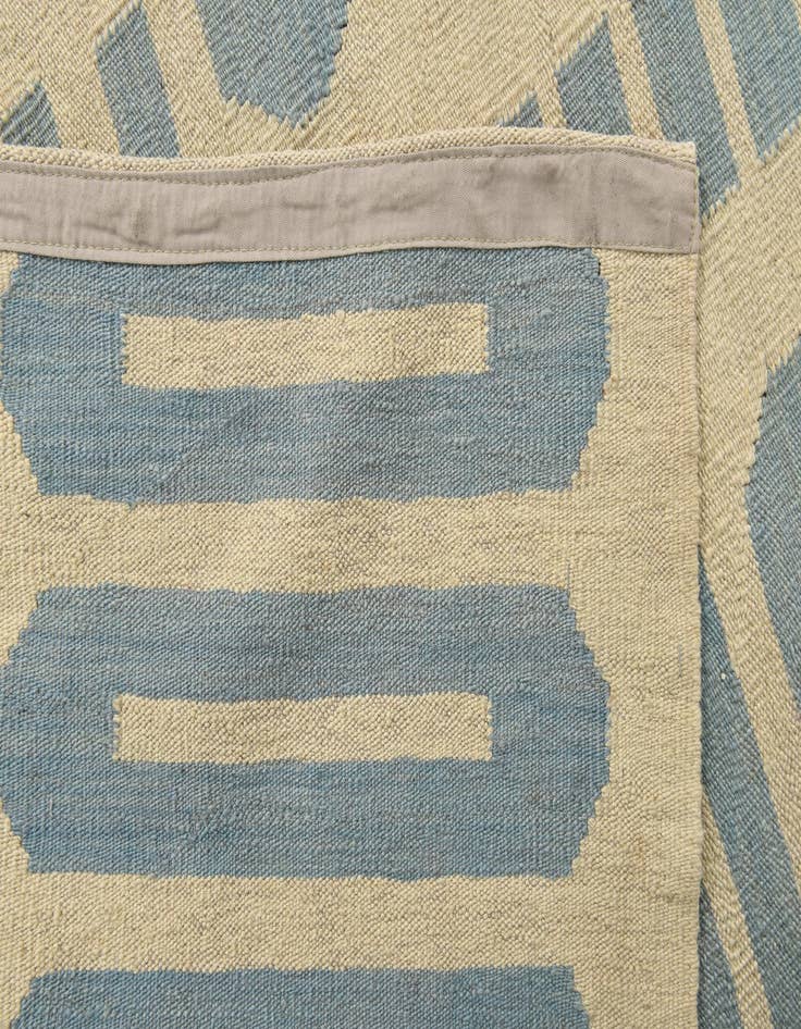 Detail image of 6' x 7' 7  Hand Woven Kilim Modern Wool Rug