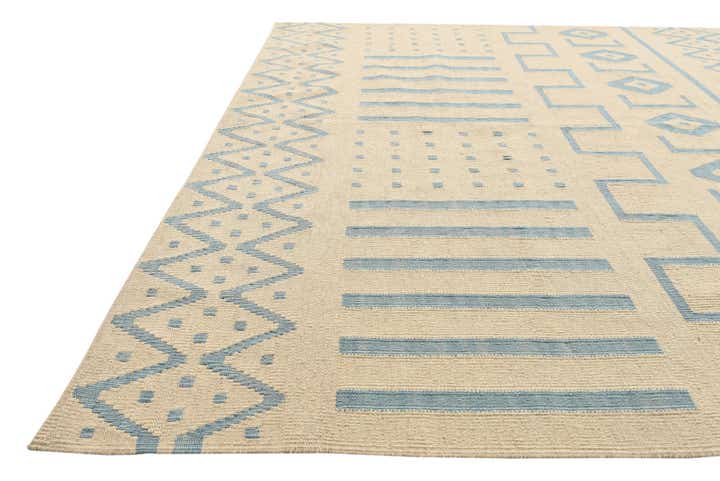 5' 11 x 7' 10 Hand Woven Kilim Modern Wool Rug