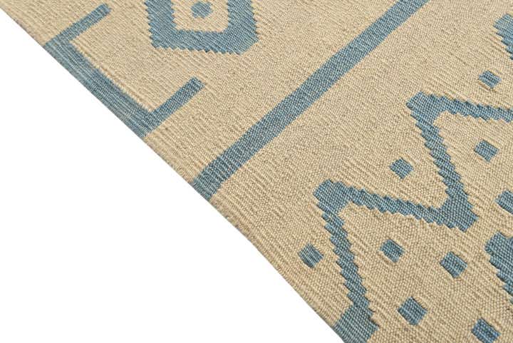 5' 11 x 7' 10 Hand Woven Kilim Modern Wool Rug