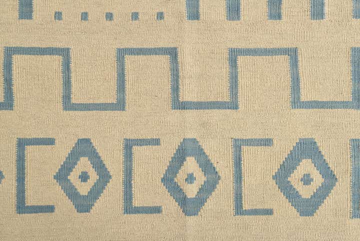 5' 11 x 7' 10 Hand Woven Kilim Modern Wool Rug