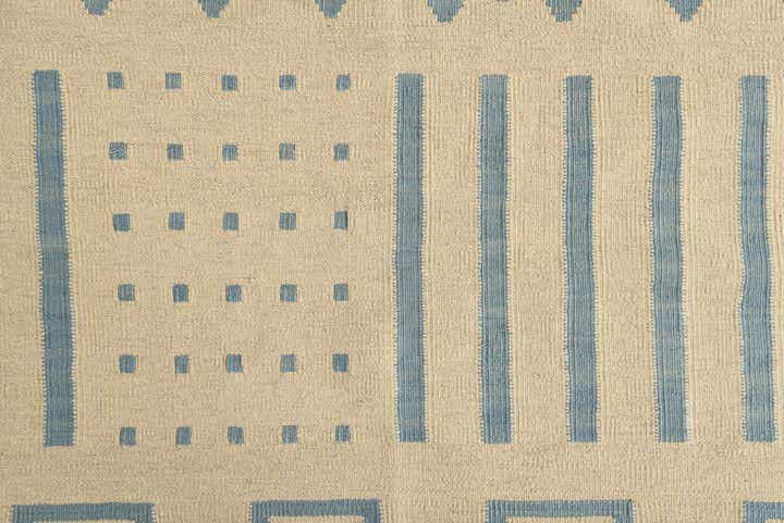 5' 11 x 7' 10 Hand Woven Kilim Modern Wool Rug