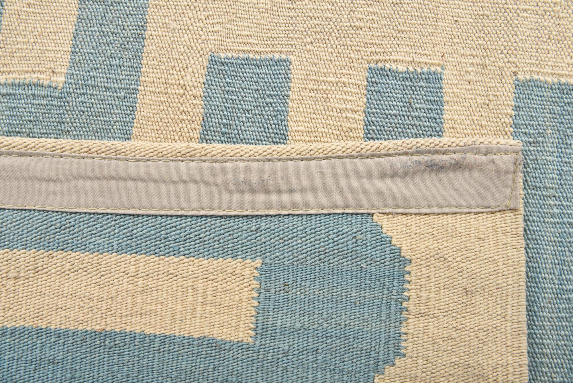 5' 11 x 7' 8 Hand Woven Kilim Modern Wool Rug