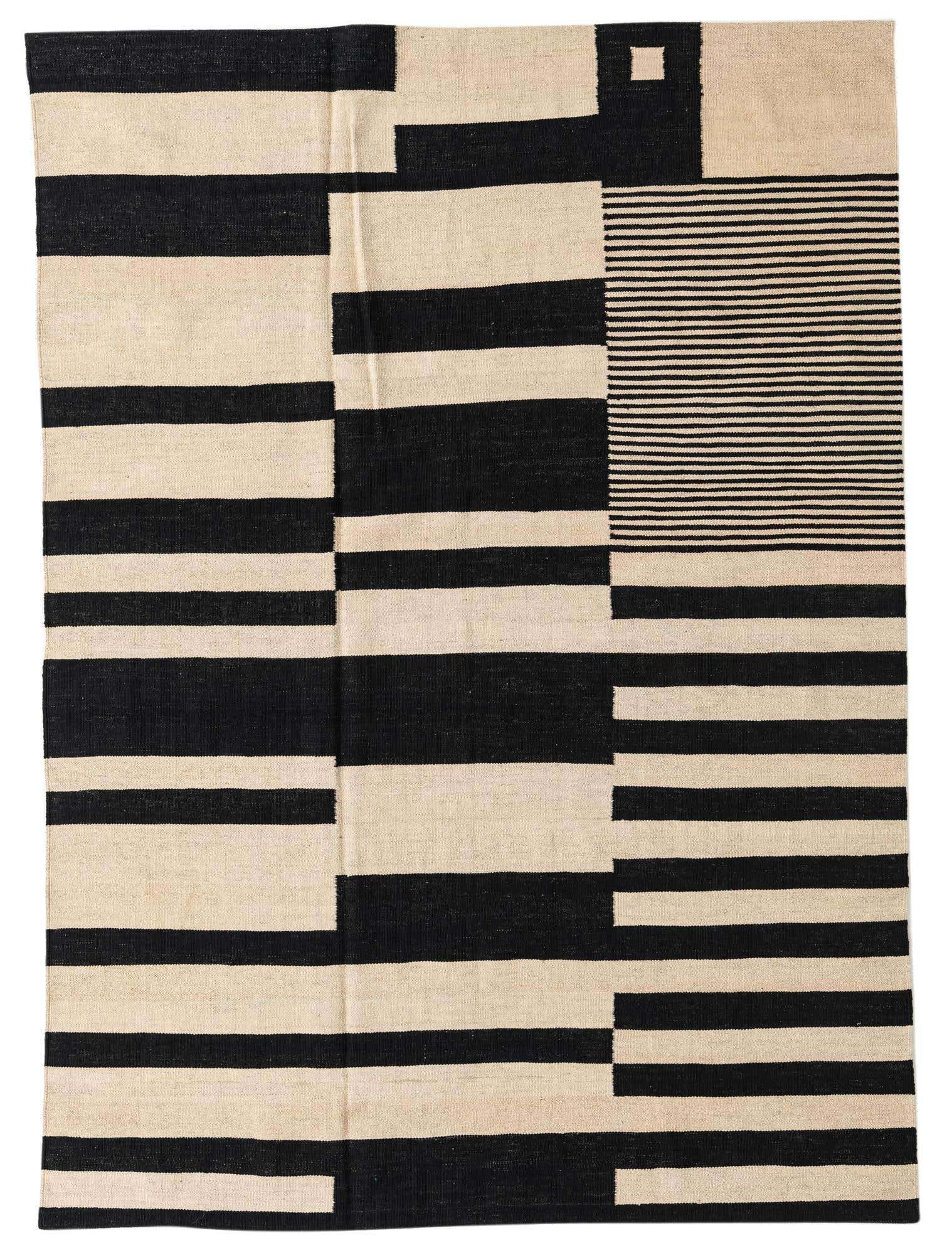 5' 8 x 7' 9 Hand Woven Kilim Modern Wool Rug