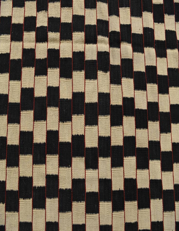 Detail image of 6' 9 x 9' 6  Hand Woven Kilim Modern Wool Rug