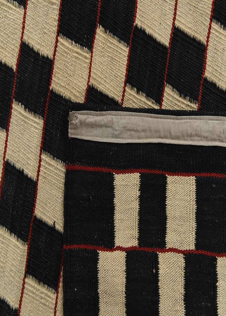 6' 9 x 9' 6 Hand Woven Kilim Modern Wool Rug