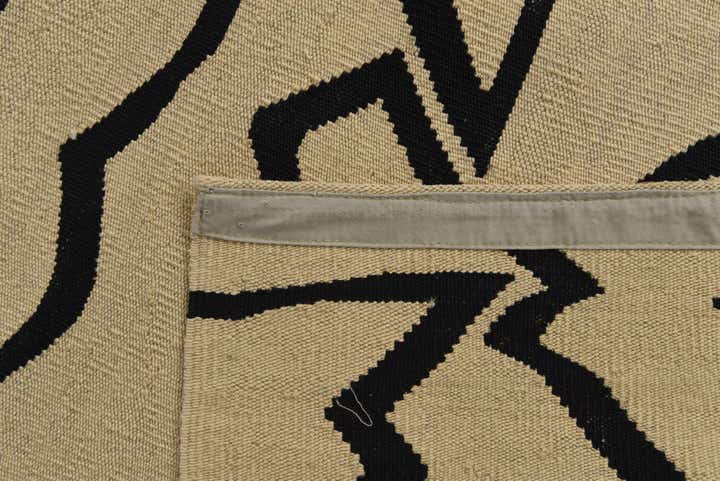 5' 1 x 6' 5 Hand Woven Kilim Modern Wool Rug