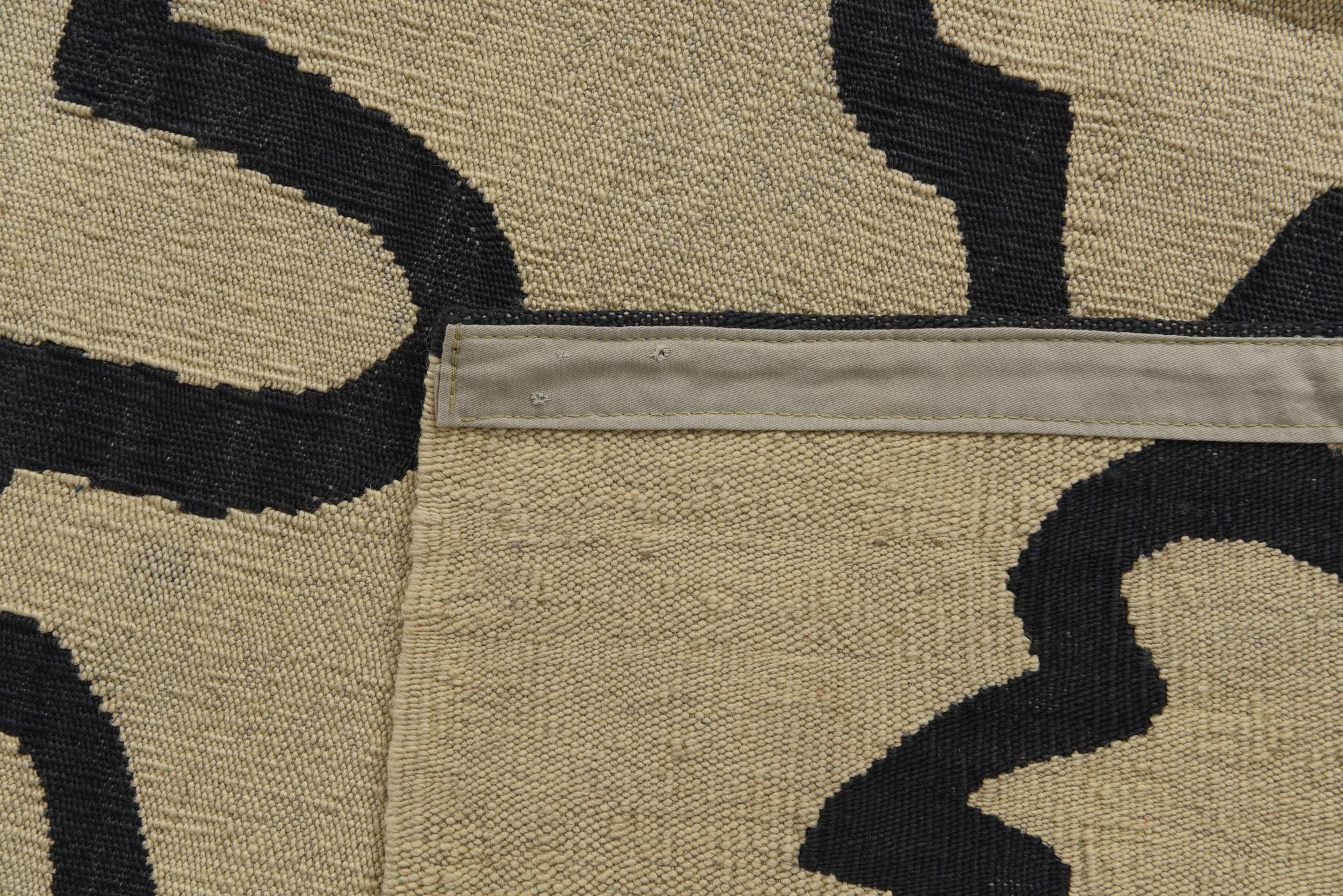 5' 2 x 6' 4 Hand Woven Kilim Modern Wool Rug