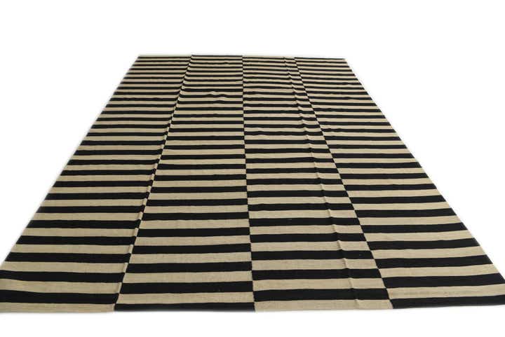 8' 5 x 11' 1 Hand Woven Kilim Modern Wool Rug