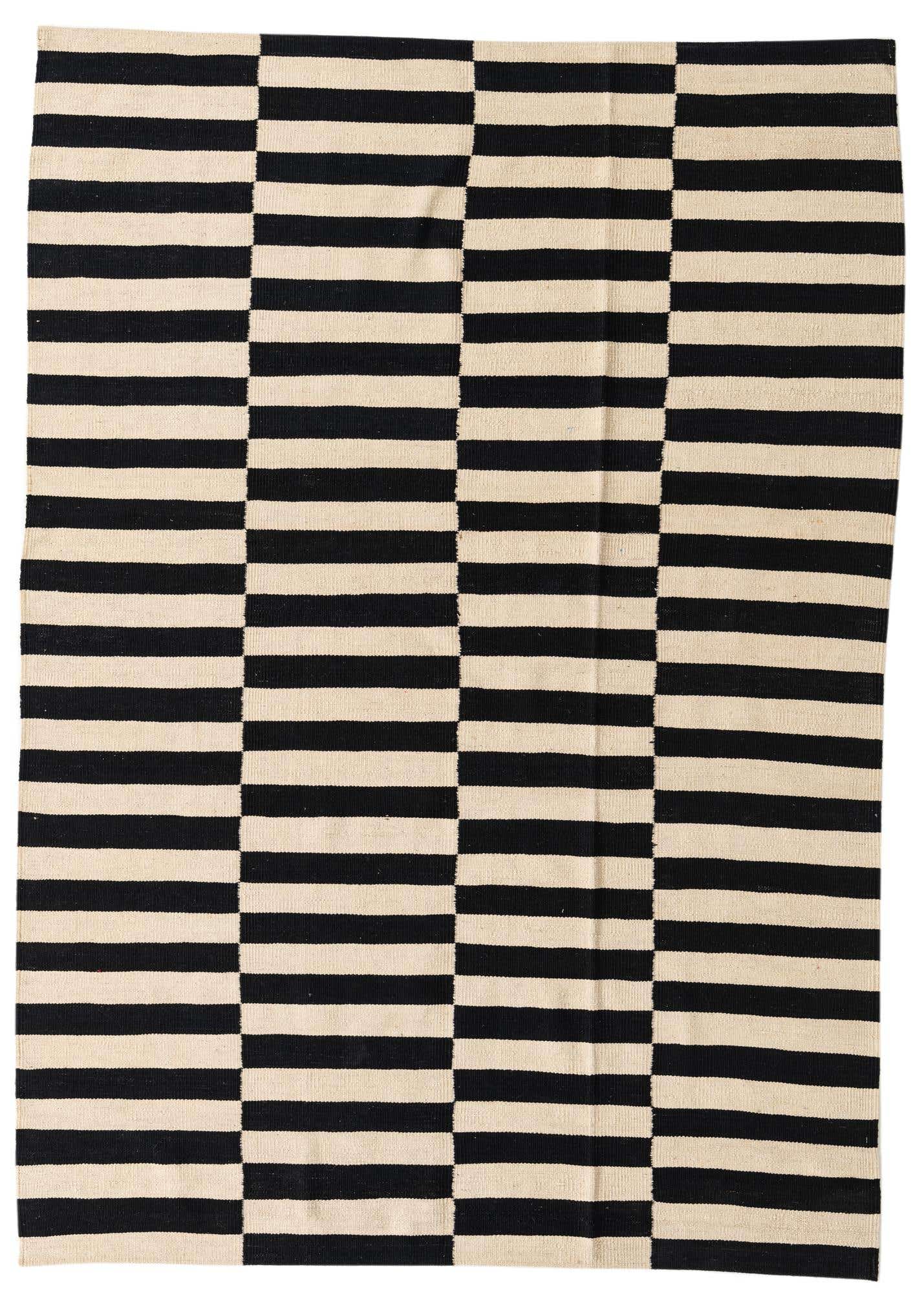 5' 6 x 7' 10 Hand Woven Kilim Modern Wool Rug