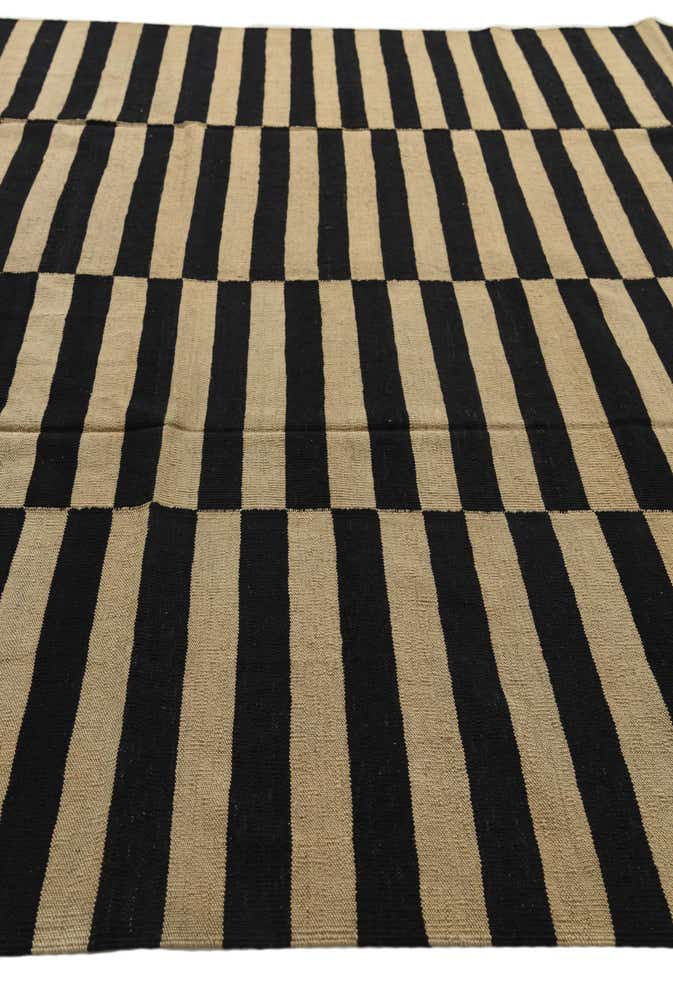 8' 8 x 9' 7 Hand Woven Kilim Modern Wool Rug