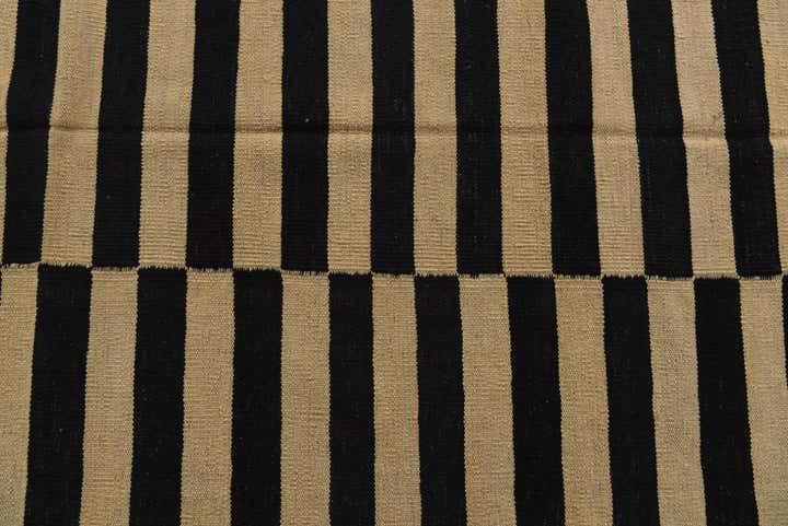 8' 8 x 9' 7 Hand Woven Kilim Modern Wool Rug