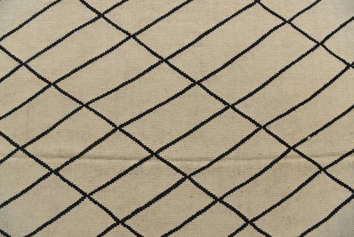 8' 3 x 9' 10 Hand Woven Kilim Modern Wool Rug