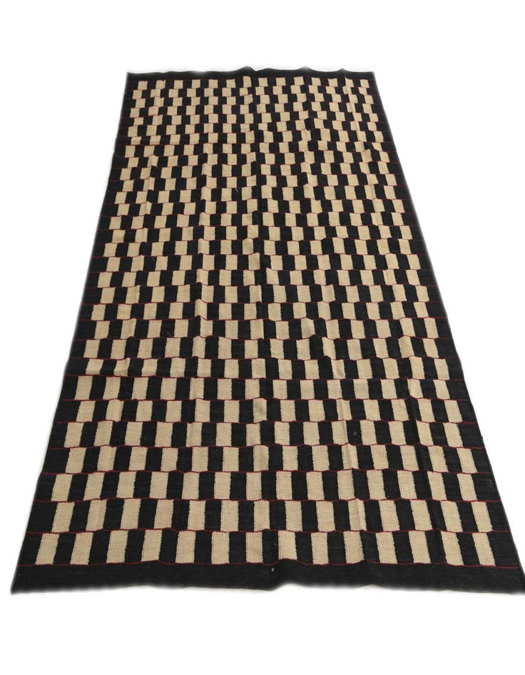 Detail image of 5' 8 x 7' 6  Hand Woven Kilim Modern Wool Rug