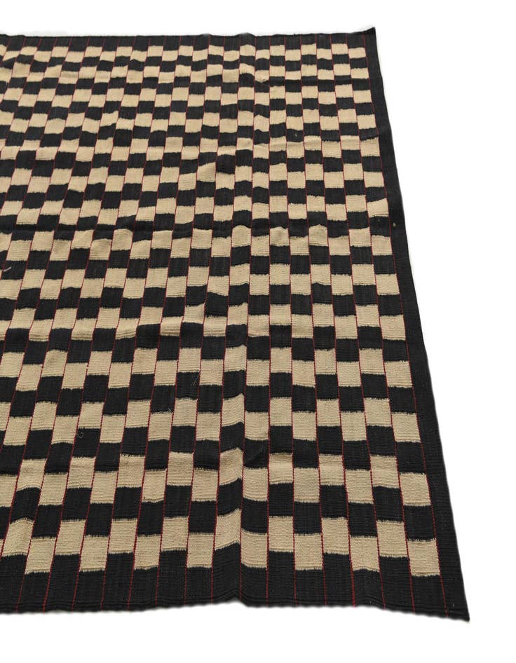 Detail image of 5' 8 x 7' 6  Hand Woven Kilim Modern Wool Rug