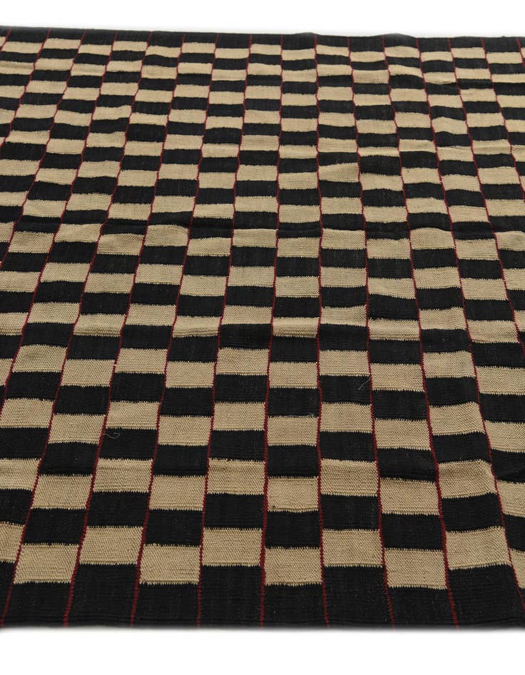 Detail image of 5' 8 x 7' 6  Hand Woven Kilim Modern Wool Rug