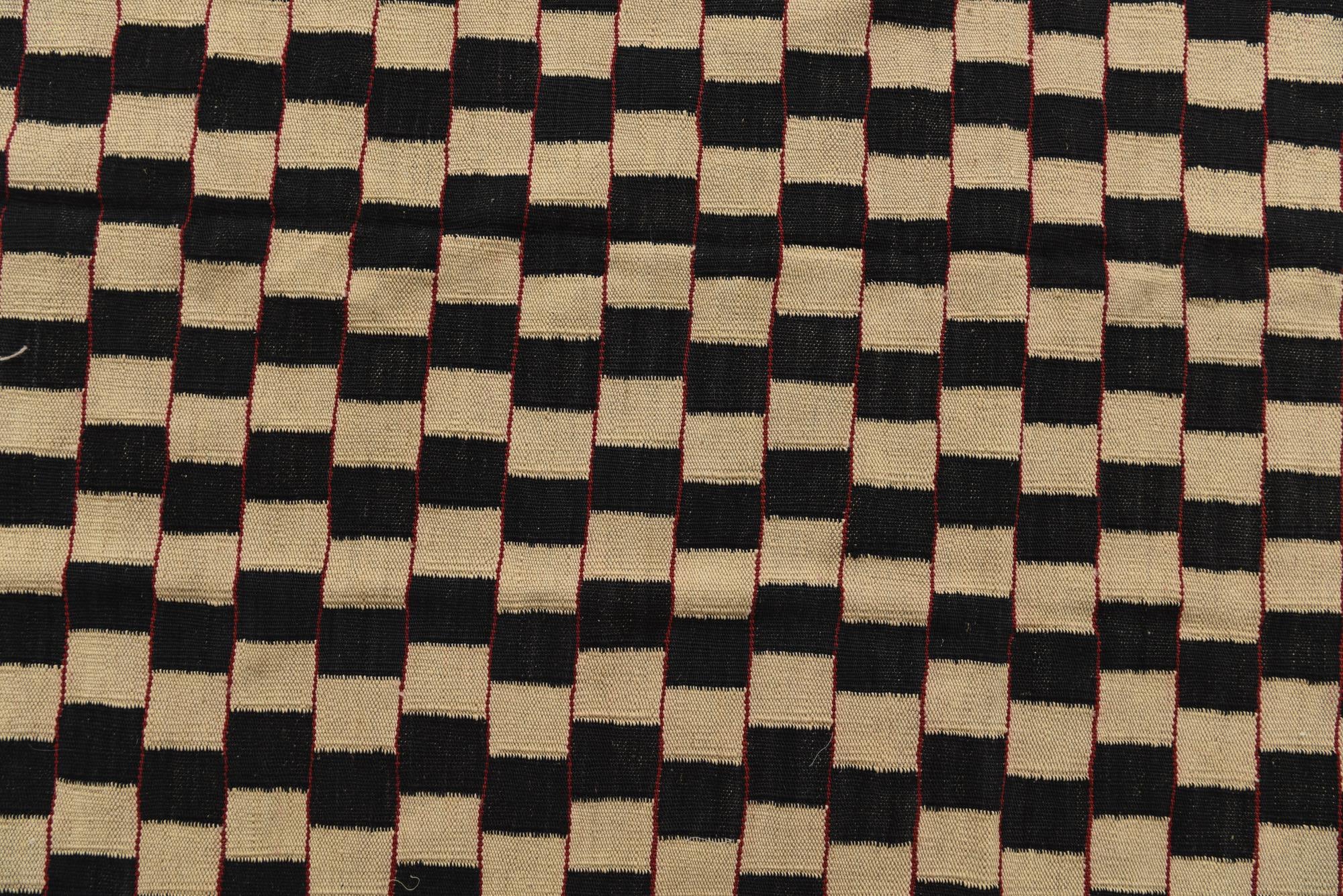 5' 8 x 7' 6 Hand Woven Kilim Modern Wool Rug