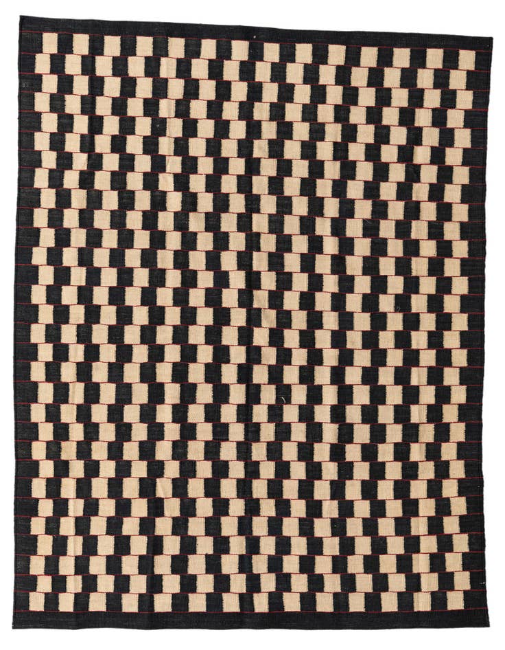 Detail image of 5' 8 x 7' 6 Hand Woven Kilim Modern Wool Rug