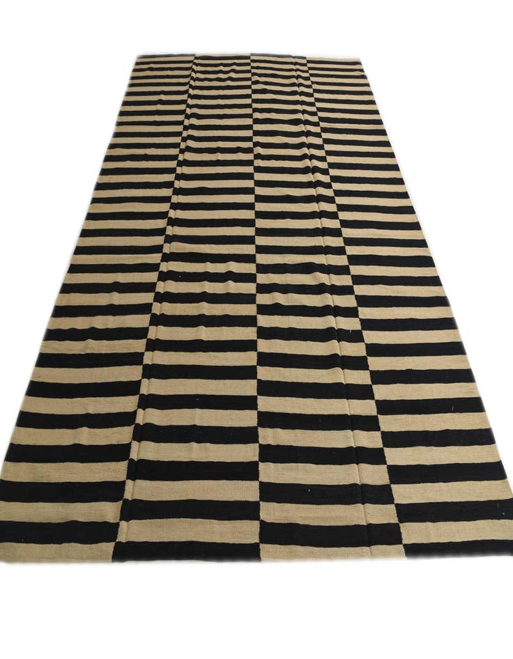 Detail image of 8' 9 x 11' 2  Hand Woven Kilim Modern Wool Rug