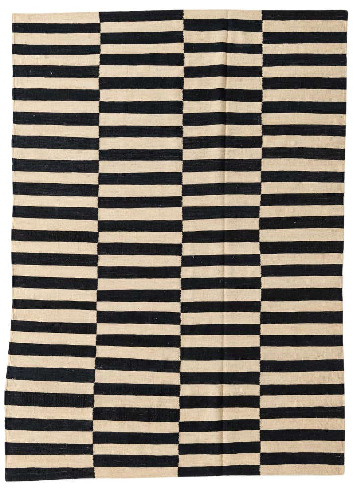 5' 7 x 7' 10 Hand Woven Kilim Modern Wool Rug