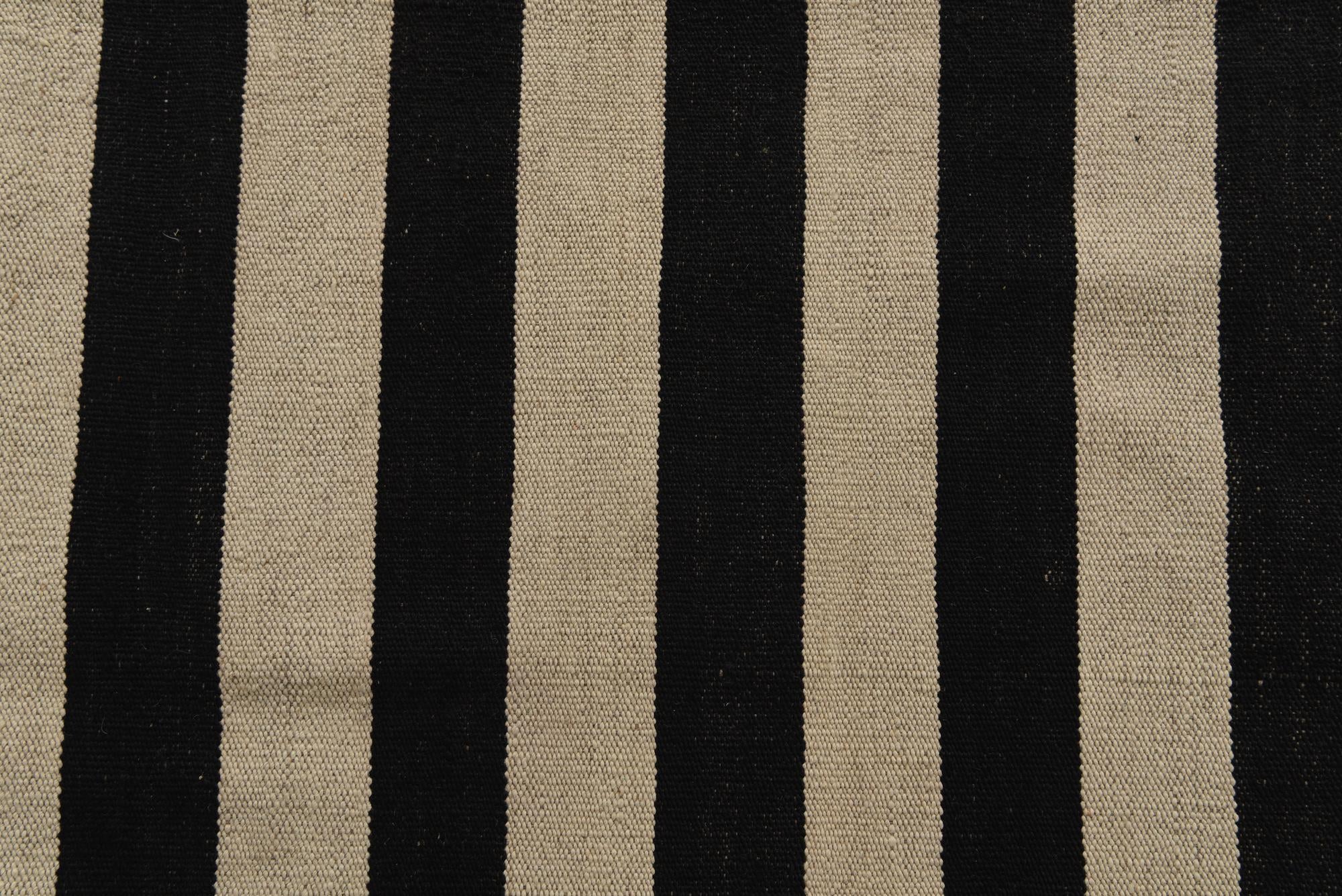 6' 8 x 9' 8 Hand Woven Kilim Modern Wool Rug