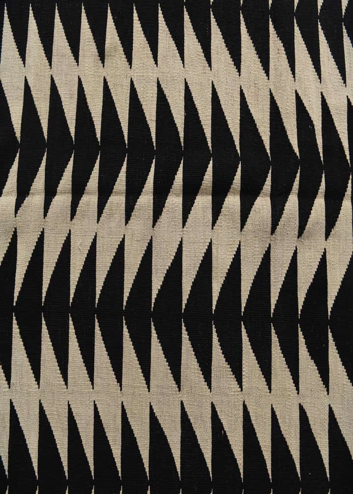 6' 9 x 9' 6 Hand Woven Kilim Modern Wool Rug