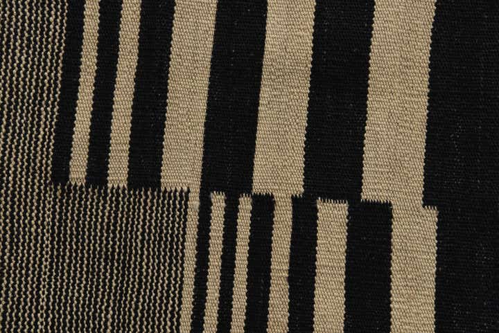 7' x 9' 7 Hand Woven Kilim Modern Wool Rug