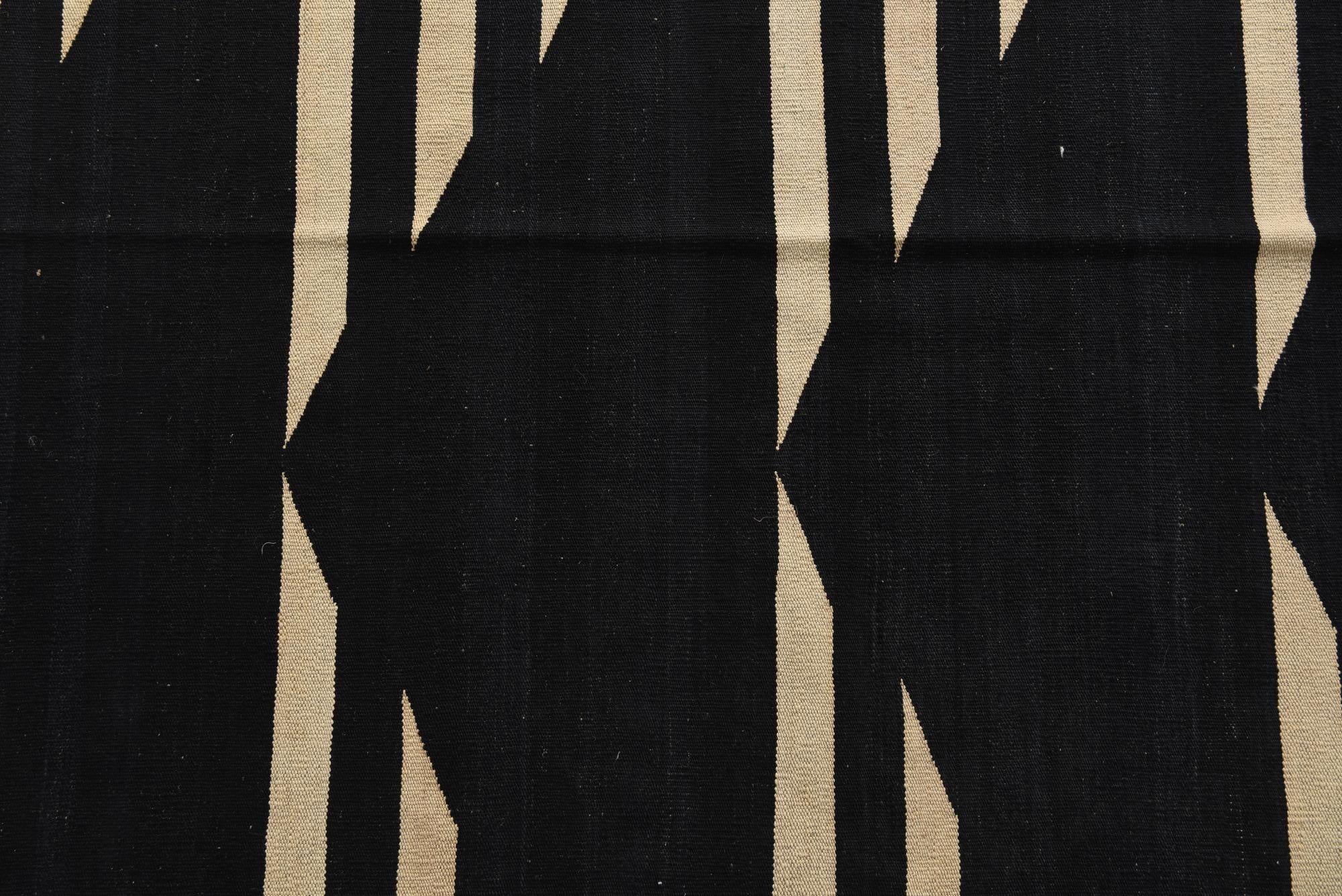 10' 1 x 12' 10 Hand Woven Kilim Modern Wool Rug