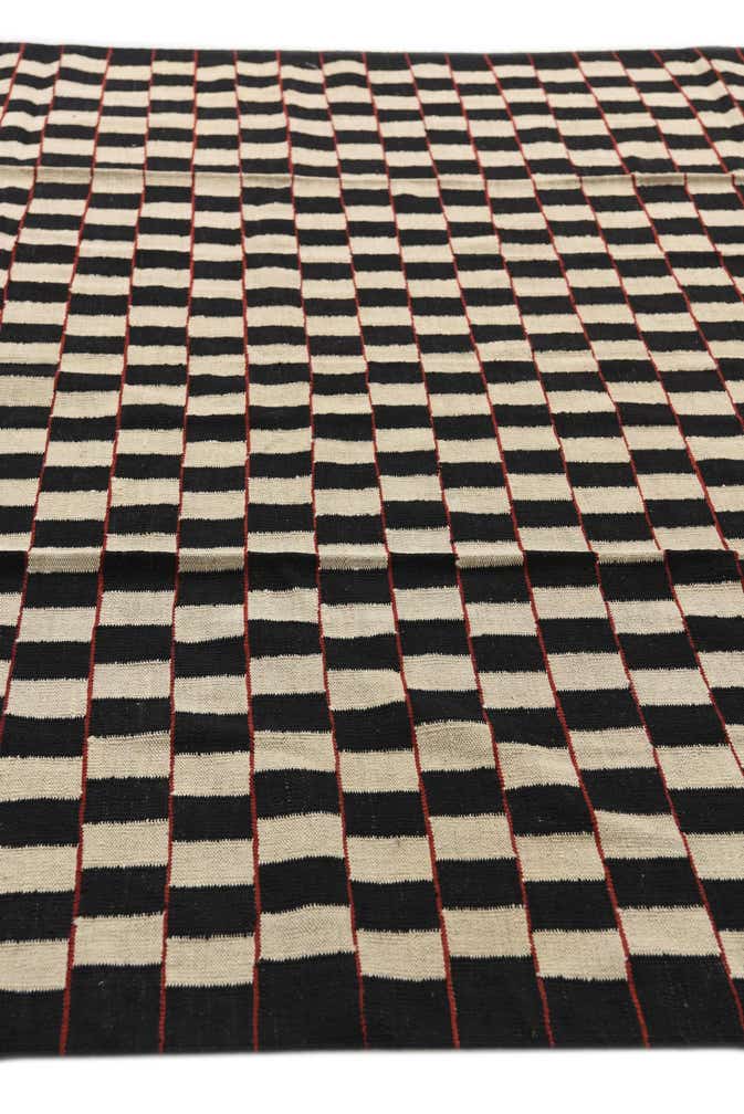 8' 1 x 9' 9 Hand Woven Kilim Modern Wool Rug