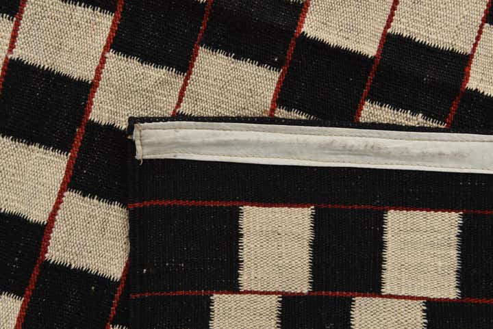 8' 1 x 9' 9 Hand Woven Kilim Modern Wool Rug