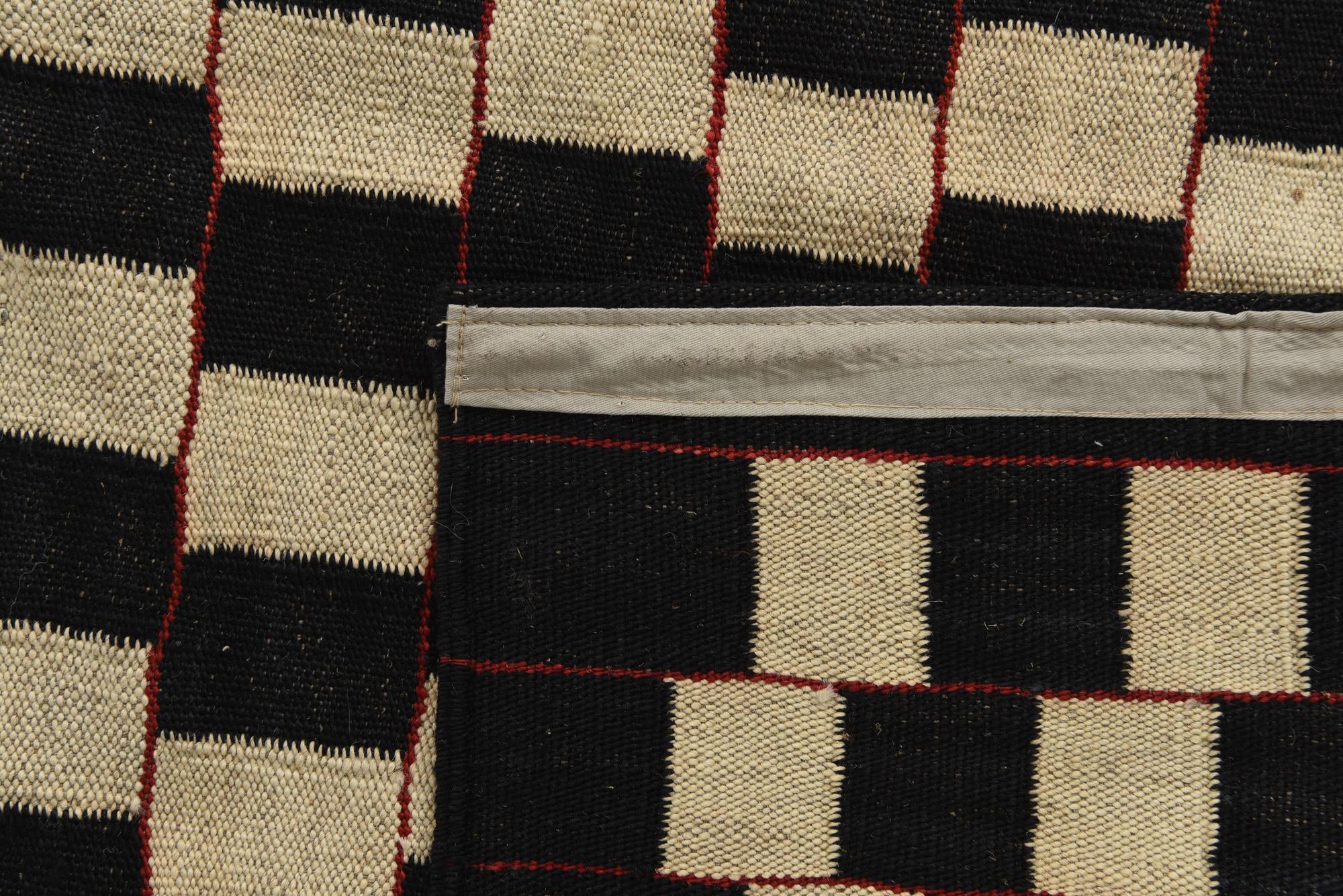 5' 8 x 7' 6 Hand Woven Kilim Modern Wool Rug