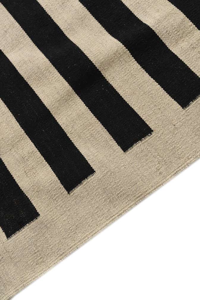 6' 8 x 9' 7 Hand Woven Kilim Modern Wool Rug