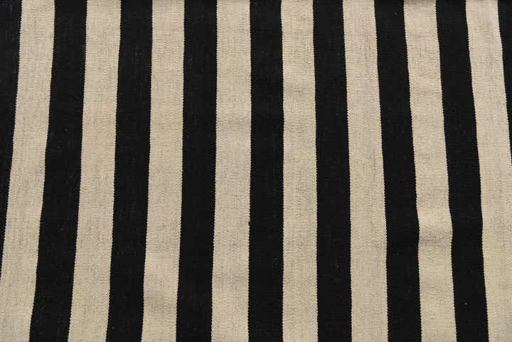 6' 8 x 9' 7 Hand Woven Kilim Modern Wool Rug