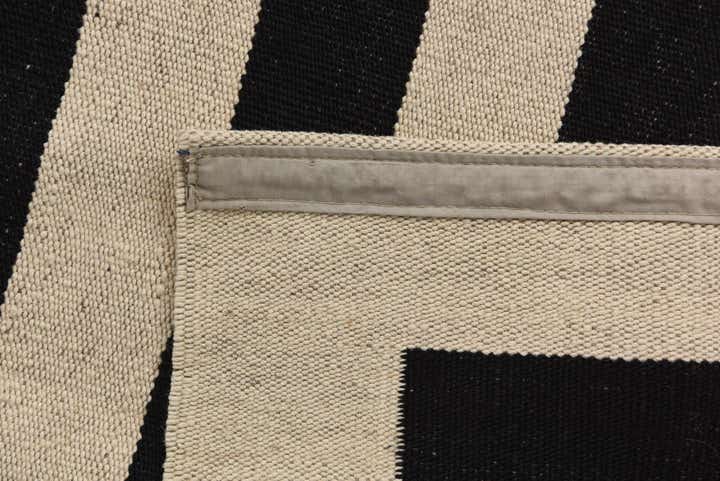 6' 8 x 9' 7 Hand Woven Kilim Modern Wool Rug
