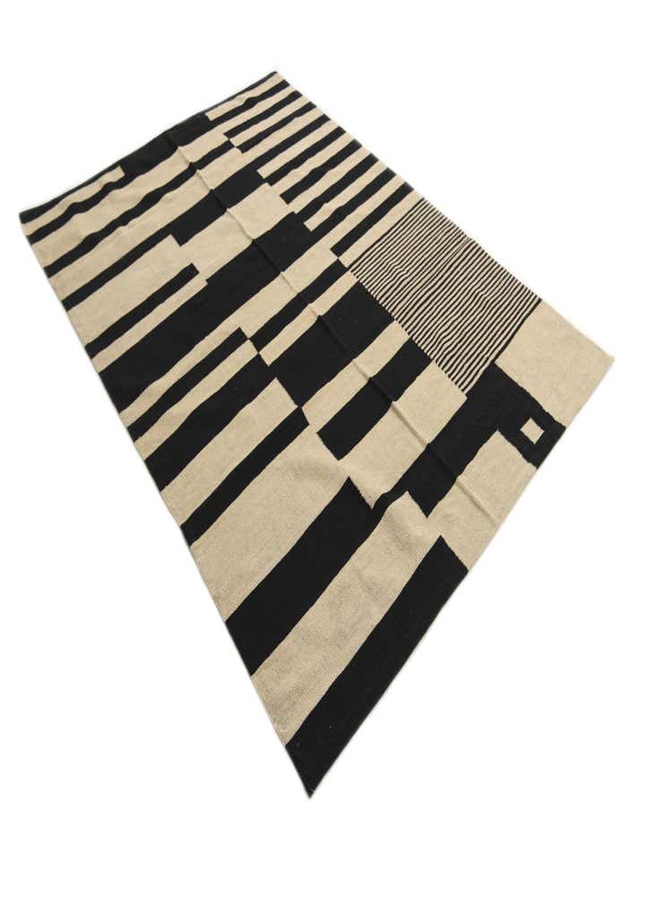 5' 7 x 7' 9 Hand Woven Kilim Modern Wool Rug