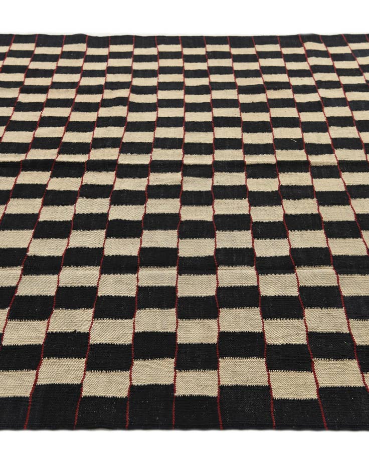 Detail image of 5' 7 x 7' 4  Hand Woven Kilim Modern Wool Rug