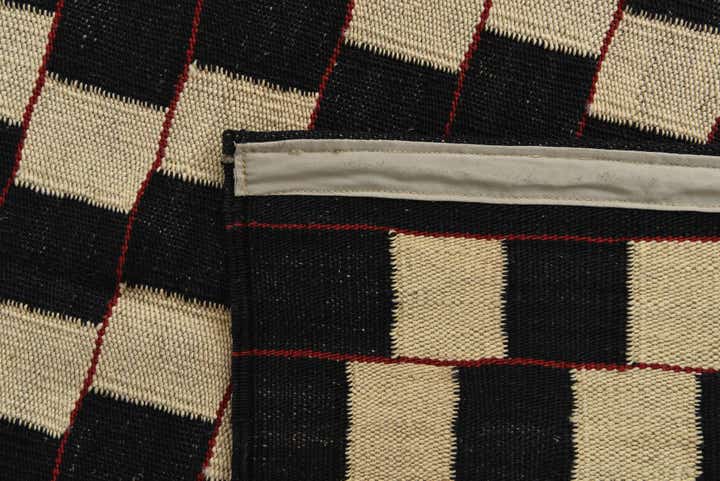 5' 7 x 7' 4 Hand Woven Kilim Modern Wool Rug