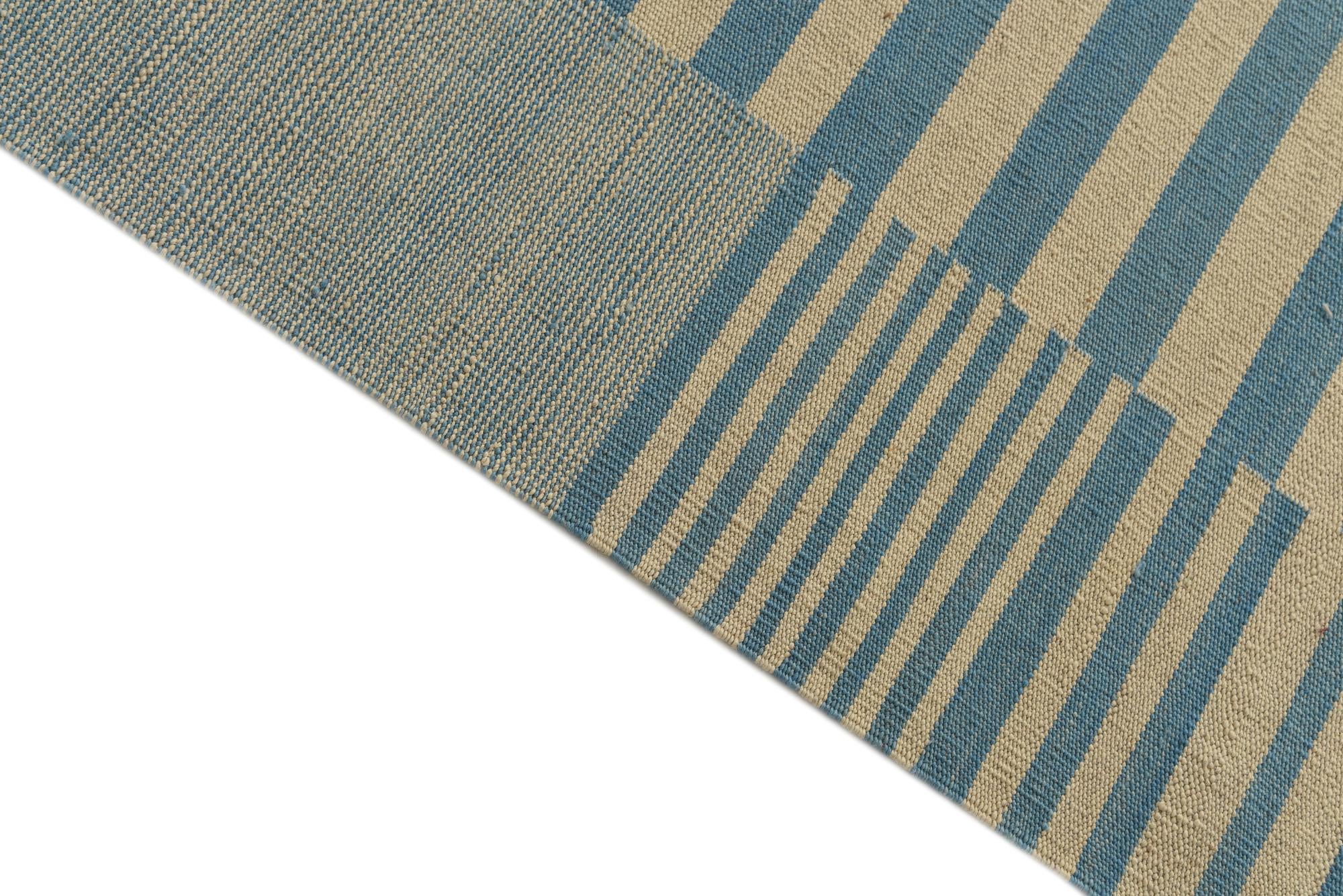 5' 8 x 7' 7 Hand Woven Kilim Modern Wool Rug