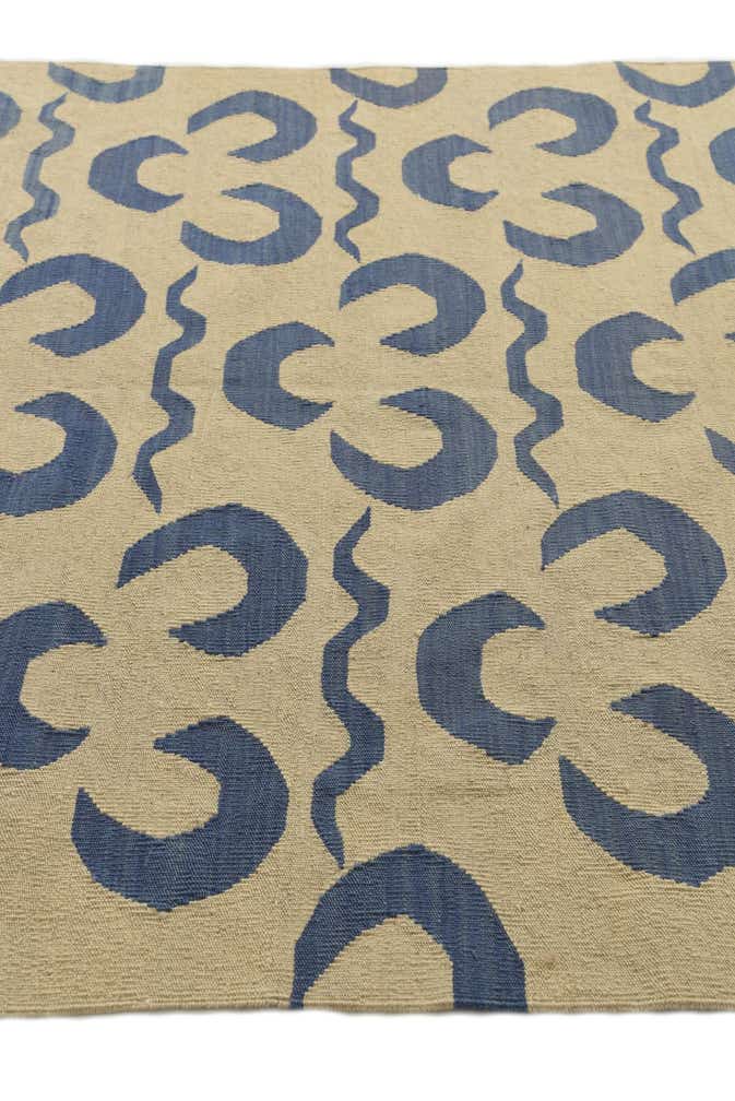 5' x 6' 5 Hand Woven Kilim Modern Wool Rug