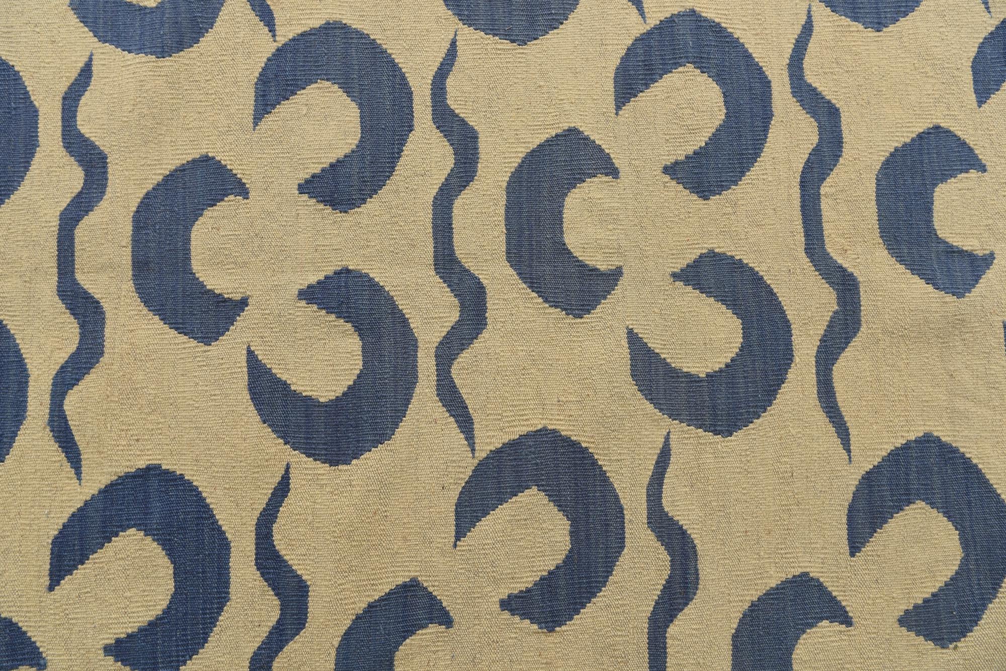 5' x 6' 5 Hand Woven Kilim Modern Wool Rug