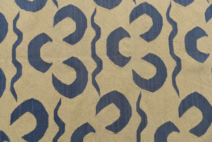 5' x 6' 5 Hand Woven Kilim Modern Wool Rug