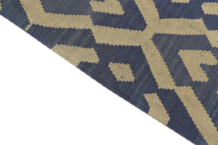 4' 2 x 5' 6 Hand Woven Kilim Modern Wool Rug