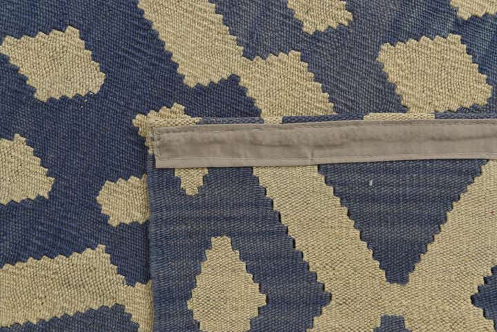 4' 2 x 5' 6 Hand Woven Kilim Modern Wool Rug